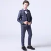 Suits Top Quality Boys Formal Suit Ceremony Wedding Campus Student Tuxedo Dress Gentleman Kids Costume Children's Blazer Clothing Set 230424