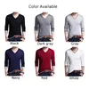 Men's Sweaters Top Sweater Brand Casual Knit Long Sleeve Male Men Pullover Slight Stretch Slim Fit Solid Color Daily Holiday