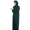 Etnische kleding Eén stuk Amira overhead hijab Khimar Jilbab Abaya vrouwen moslim ramadan jurk kalkoen bescheiden gebedskleding islam aanbidding