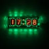 Horloges de sol Style Punk Table Tube horloge RGB lueur Tube horloge base en plastique LED électronique numérique réveil minuterie cadeau de noël 231123