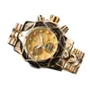 Mannen luxe designer Automatisch quartz horloge Heren auto 4 wijzers Horloges polshorloge I27