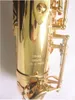 جديد التينور ساكسفون STS-802 BB Gold Brass B Flat Sax Tenor الموسيقية الموسيقية مع Caseptice