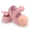 First Walkers Cute Ball Girls Bow Presepe Brand Baby Toddler Mocassini Scarpe in pelle PU con fondo morbido 0-18 mesi