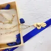 Zonnebloem Designer Ketting Luxe 18k verguld roestvrij staal Sieraden Waterbestendig Nooit vervagen Niet effectief Liefdesgeschenken Bruiloftskettingen Hangers Lange kettingen