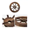 Ratt täcker träbildekoration pirat fartyg dekor bondgård vagn hjul hantverk vägg hängande trä vintage redskap
