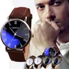 Нарученные часы высококачественные мужские часы повседневная кожаная ремень Кварц для модного роскошного мужчина бизнес Reloj hombre
