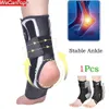 Ankle Support 1Pcs Sports Ank Brace with Protective Guards for High Ank Sprains Chronic Ank Instability-for Basketball Lacrosse Football Q231124