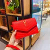Y العلامة التجارية مصمم حقيبة الكتف للنساء سلسلة حقائب هندسية سلسلة منقوشة Crossbody LaoBanZhangC1113