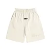 ESS Fashion Design Shorts Men's Sports Loose Fit Cotton Plush Shorts