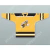 Niestandardowe toledo Hornets Yellow 30 Hockey Jersey New Ed S-M-L-XL-XXL-3XL-4XL-5XL-6XL