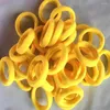 Hårtillbehör 50st/Lot Kids Girls Elastic Bands Fashion Sömlös Ring Scrunchie Diameter 3cm Hårband för kvinnor