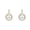 Orecchini pendenti 2023 Goccia con pendente di perla semplice ed elegante per donna, gioielli di moda coreani, temperamento della ragazza di nozze