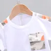 Ensembles de vêtements 2023 été bébé garçons vêtements de sport enfant en bas âge enfants Camouflage tenue à manches courtes ensemble Costume enfant pour 1-4 ans