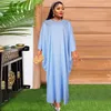 Ethnic Clothing African Dresses For Women Dashiki Long Maxi Dress 2024 Spring Summer Ladies Traditional Fairy Dreess