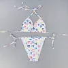 Diseñador de bikini de moda nadar Trajes de baño de mujer conjunto de bikini Multicolores Hora de verano Trajes de baño de playa Traje de baño de viento Grande # 668