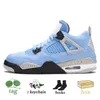 Nike Air Jordan 4 Off White Jordan 4s Retro Basketballschuhe 2022 Infrarot Jumpman 4 4s Womens Herren Trainer Weiß Oreo Segeln abseits Black Cat Travis Scotts Turnschuhe