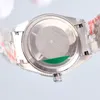 Diamond Watch Mens الساعات الميكانيكية التلقائية 41 مم حزام فضية مقاوم للصدأ Stee Men Waterproofwatch Montre de Luxe Business Bracelet