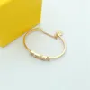 Women Elegant Three Color Bracelet Simple High Grade Gorgeous Plating Gold And Silver Inlaid Rhinestones Shiny Bracelets Ladies Bangle