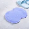 New Foot Wash Brush Rub Back with Sucker Brush Bathroom Tool Foot Massage Pad Shower Massage Mat Non-Slip Exfoliating Bath Pad