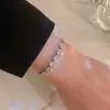 Charme Bracelets Luxueux Étincelant Réglable Zircon Pour Les Femmes Plaqué Or Haute Qualité Bracelet Bijoux De Mariage Cadeau D'anniversaire 230424