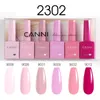 Poliska do paznokci 6pcs*9 ml HEMA darmowe Canni Nail Gel Polish Polet Półprzepustny wspaniały kolor paznokcie manicure galaretka różowa zanurzanie się w lakierze żelowe LED 231123 231123