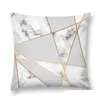 Cushion/Decorative Pillow Pillow Copper Smokey Marble Geo Throw Er For Sofa Decorative Ers Drop Delivery Home Garden Home Textiles Dhmm0