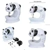 Mobili per soggiorno Fanghua Mini Panda Cucito Hine Famiglia Mtifunzione Doppio filo e velocità - Arm Crafting Rammendo Drop Delivery Dhydd