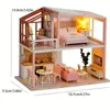 Architektur/DIY-Haus, Baby-Haus, Mini-Miniatur-Puppe, kleines DIY-Set, Herstellung von Raumspielzeug, Zuhause, Schlafzimmer, Dekorationen mit Möbeln, Holzhandwerk 231123