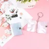 Keychains PVC Small Po Keychain Mini Pos Collect Book Creative Card Holder With Instax Bag Pocard
