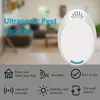 Ultrasonic Pest Repeller Electronic Bug Repell-in inomhuspropp för mygg, spindel, möss, myr, insekter, kackerlackor, gnagare, giftfri, 100% säker för människors husdjur (4st)