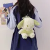 Gros mignon fille Kuromi jouets en peluche sac à dos enfants jeu camarades de jeu cadeaux de vacances griffe machine prix enfant anniversaire cadeau de Noël décoration de salle