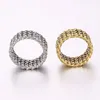 Cluster Rings Fashion Vintage Style Jewelry Braided Tape Modeling Creative Ring For Men & Women Personality Accessories