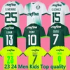 23 24 Palmeiras DUDU Soccer Jerseys 2024 Home green BRENO LOPES RONY G.GOMEZ Shirt Away D.Barbosa LUCAS foot LIMA G.MENINO MINA G.VERON kids kit football uniforms Short