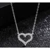 Designer Fashion Jewelry Heart Pendant Sterling Sier S Love Valentine Day Christmas Gift for Women With Box ISM Necklace
