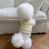 Hundkläder Solid Color Puppy Vest Pet Summer Leggings Teddy Breattable Clothes Soft Pullover T-shirt Tillbehör