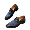 FOTWEAR HOMBRE OXFORDs Tamaño grande Slip On HOMBRE ZAPATOS DE VESTIR Patrón de cocodrilo Mocasines de conducción HOMBRE MODA Fiesta de bodas FORMAL Footwea Tamaño 38-45