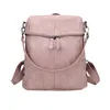 Bolsas escolares laptop backpack de moda backbag PU couro viagens femininas mochilas