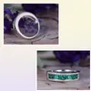 Maat 610 mode -sieraden 925 Sterling Silver Emerald CZ Diamond Sona Gemstones beloven feestvrouw Wedding Ring voor Valentine038562289