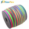 Klättringslep 100 meter Rainbow Paracord M Rope Cord Parachute Lanyard Rope Climbing Camping Survival Equipment Paracord Armband 231124