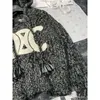 Tricots pour femmes Tees designer 23 Automne / Hiver Nouveau pull à capuche épaissi avec broderie de serviette, style à la mode et décontracté 759S