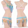 Scen Wear Belly Dance Competition Costume for Women Outfit Set Dancing Clothes