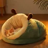 Cuccia per cani Cuccia invernale calda per cani Morbido peluche Nido per animali domestici per cani di piccola taglia Gatti Addensare Accogliente cucciolo di gattino Sacco a pelo Cute Cat Cave Forniture per animali domestici 231123