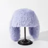 Bérets coréen Ins Niche peluche oreille pêcheur chapeau enfants automne et hiver épaissi chaud mignon bandeau