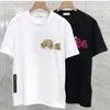 2023 hommes coton T-shirt lettre imprimé T-shirt pur coton hommes et femmes Couple marée Triangle Logo hauts T-shirts décontractés M-XXX