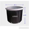 Altre forniture per la toilette da bagno Vasca gonfiabile pieghevole Black Ice Indoor Outdoor Pod Vendita 2023 Drop Delivery Home Garden Dhlxu