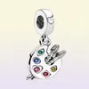 New Arrival 100 925 Sterling Silver Artist039s Palette Dangle Charm Fit Original European Charm Bracelet Fashion Jewelry Acces1939610