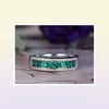 Maat 610 mode -sieraden 925 Sterling Silver Emerald CZ Diamond Sona Gemstones beloven feestvrouw Wedding Ring voor Valentine038562289