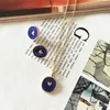 Necklace Earrings Set Trendy Gold Color Plating Heart Engraved Pink Blue White Black Enamel Round Charm Jewelry For Women Gift