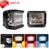 New Three-Side Luminous Led Work Light 36W Shepherd Spotlight Red and Blue Flashing Off-Road Vehicle Modified Light Warning Light