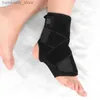 Ankelstöd Ectric värme Ank Brace Sprain Pain Reli Sports Hot Compress Ank Wrap Support Foot Care Warming Belt Guard stöder Q231124